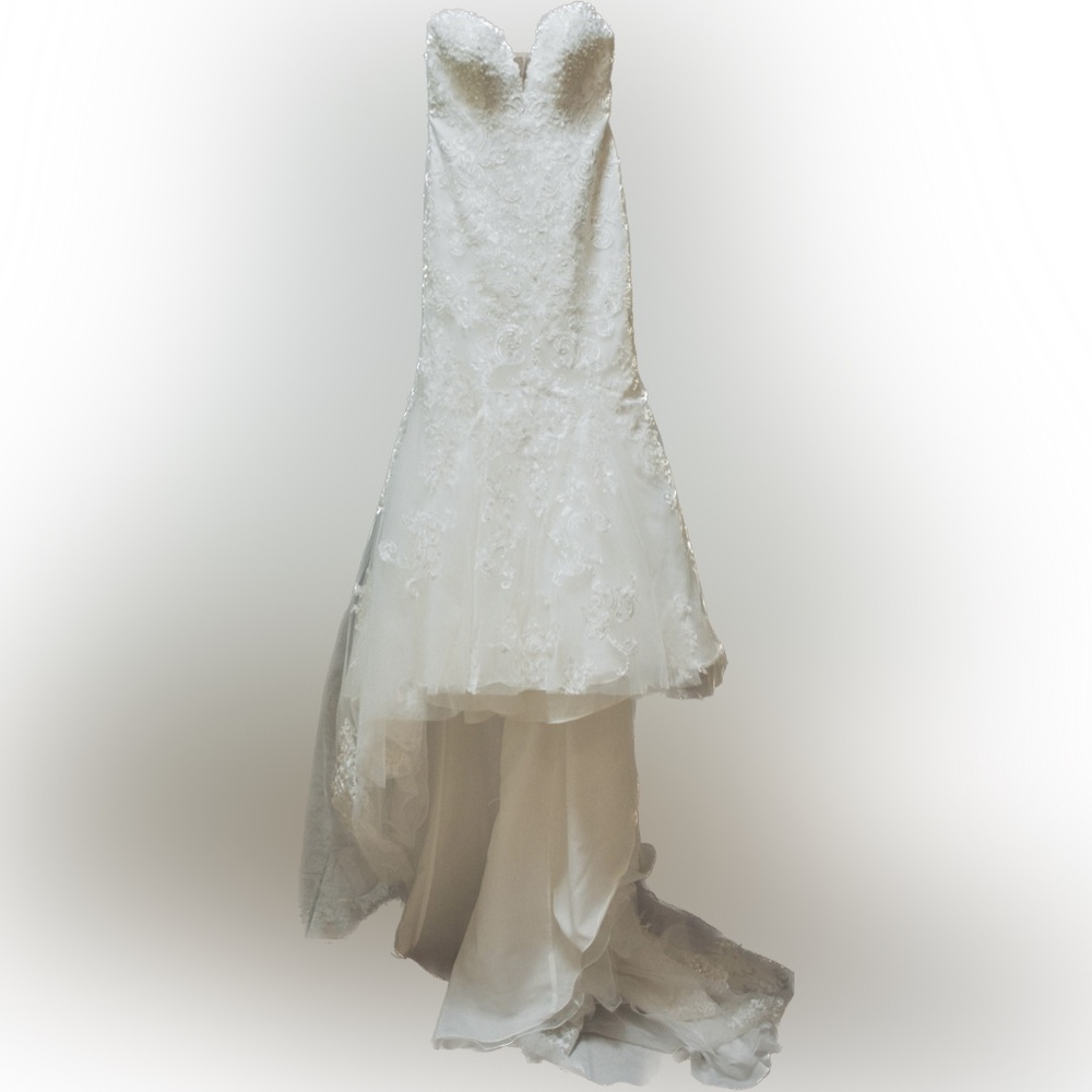 Stella York Mermaid Strapless Wedding Gown